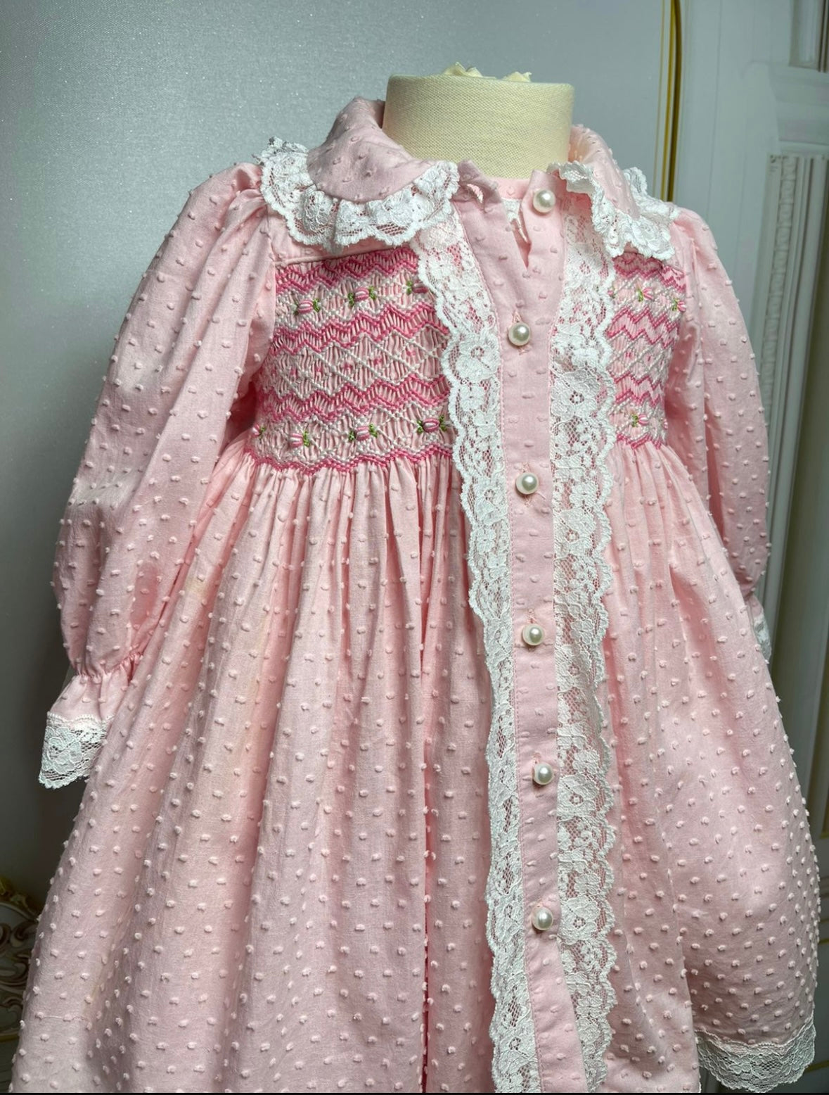 Pink night dress set