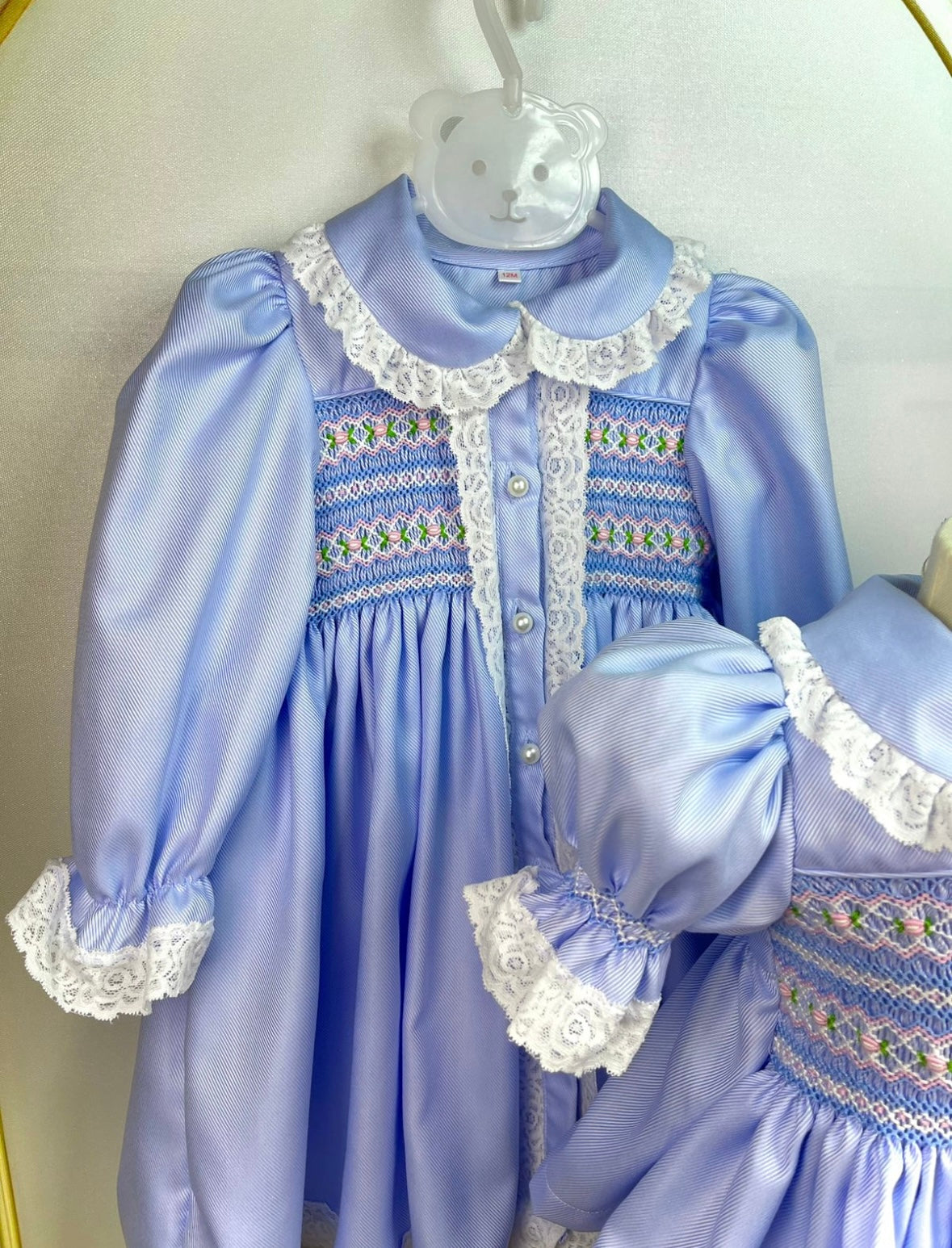 Pre order due in 10th - 16th December             Blue smock pjs set