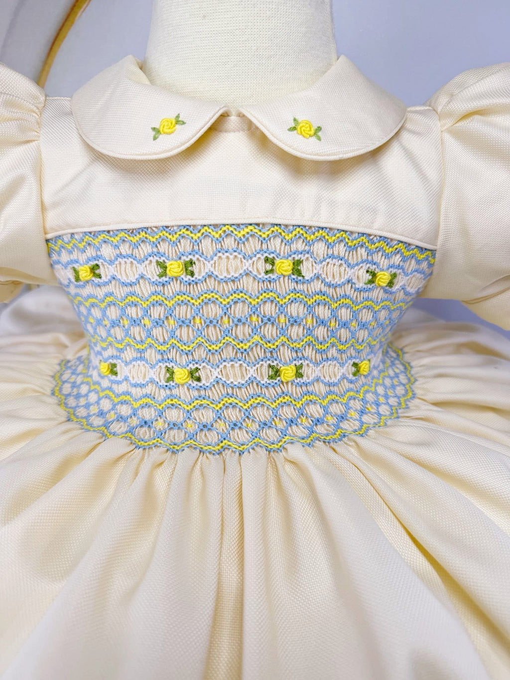 Lemon smock dress