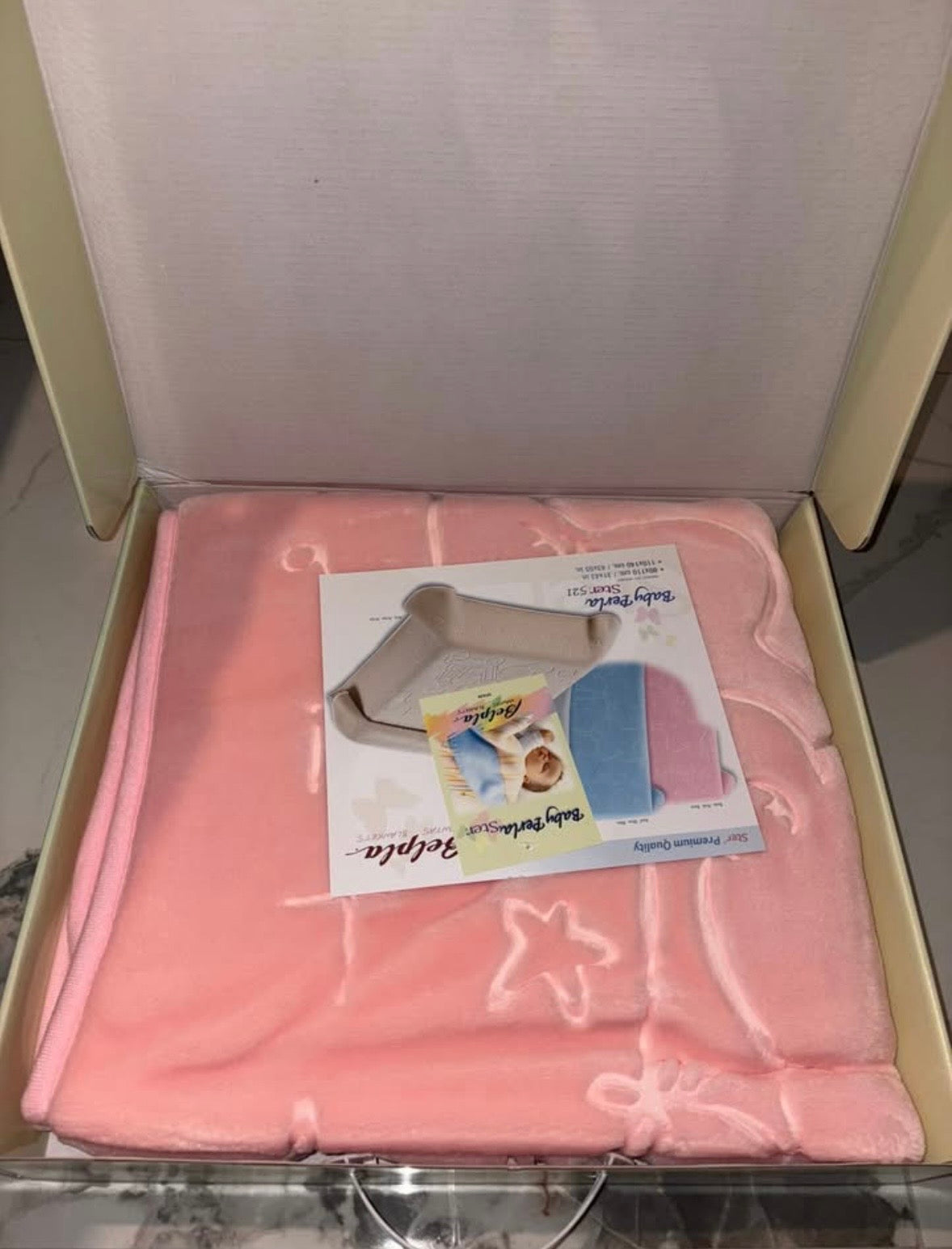 Girls pram blanket