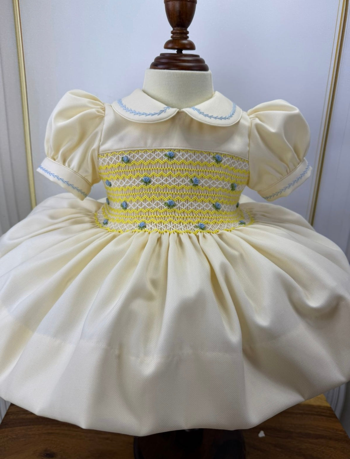 lemon smock dress