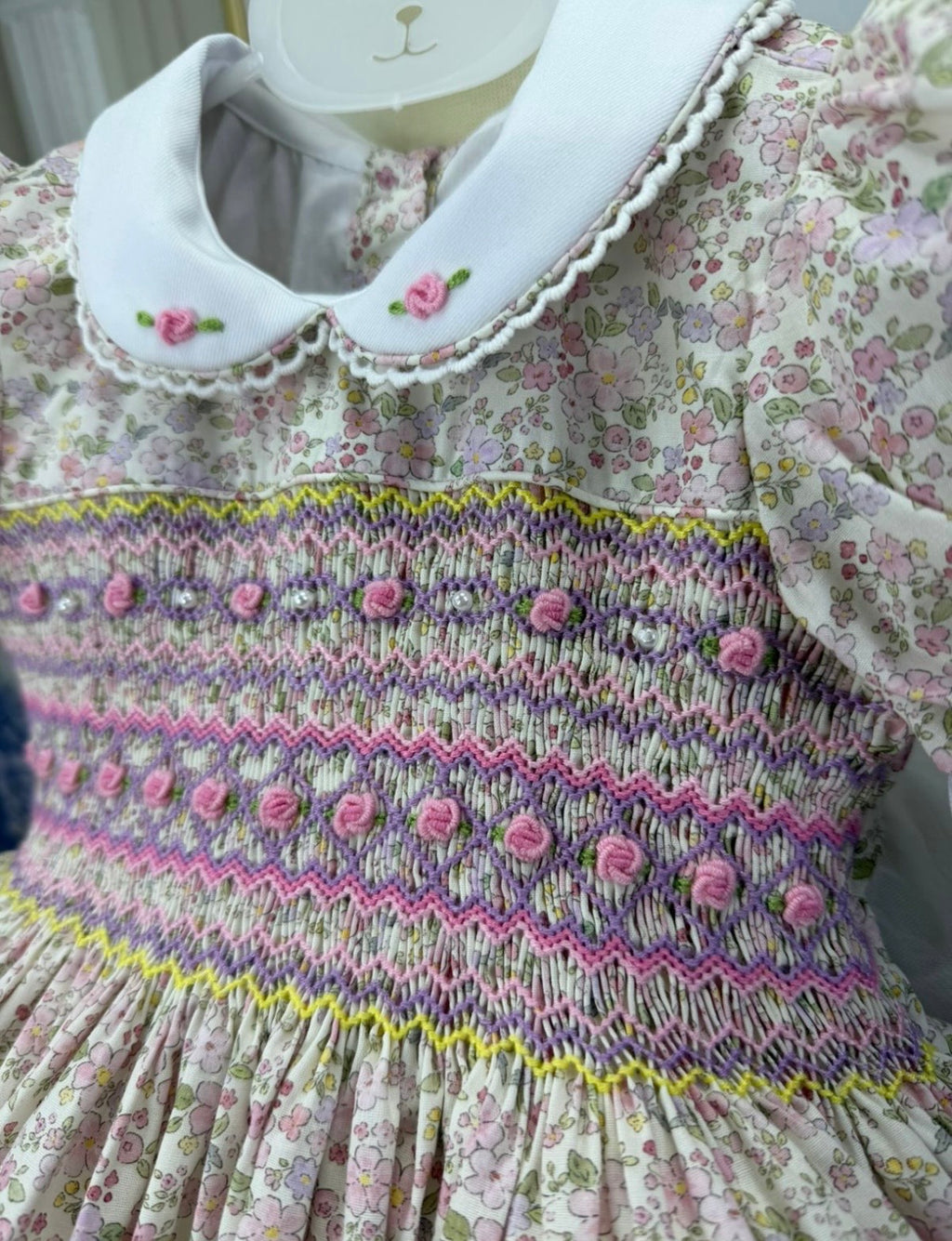 Florence floral smock dress