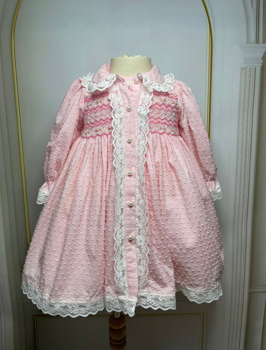 Pink night dress set