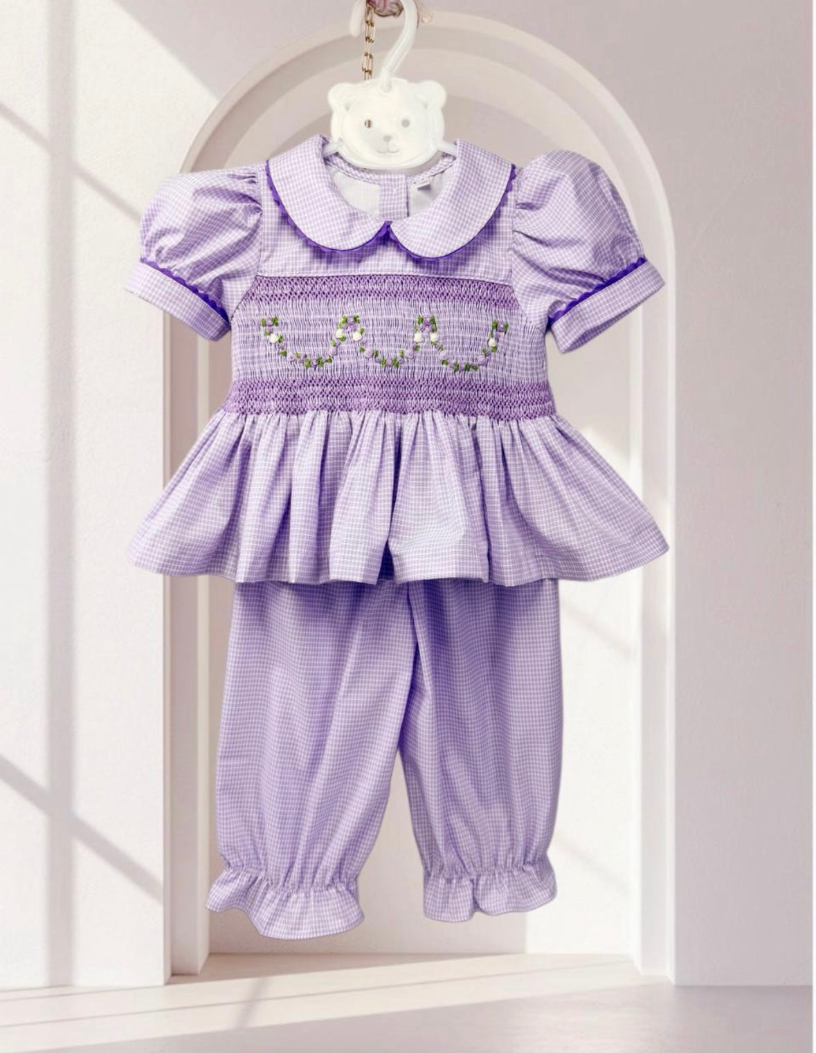 lilac 2pcs pyjamas set