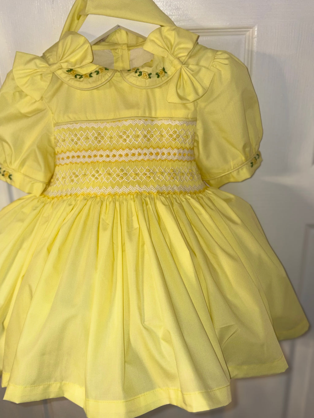 Bell smocked dress