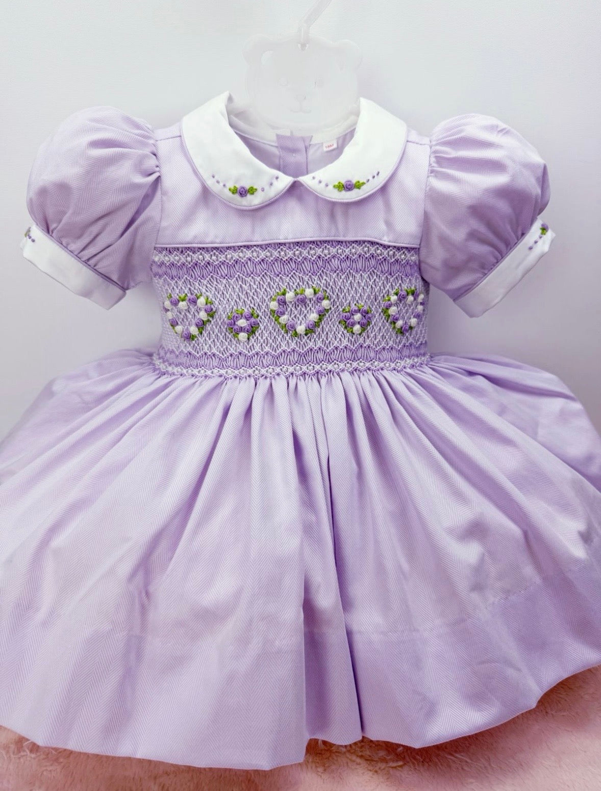 Lilac smock dress