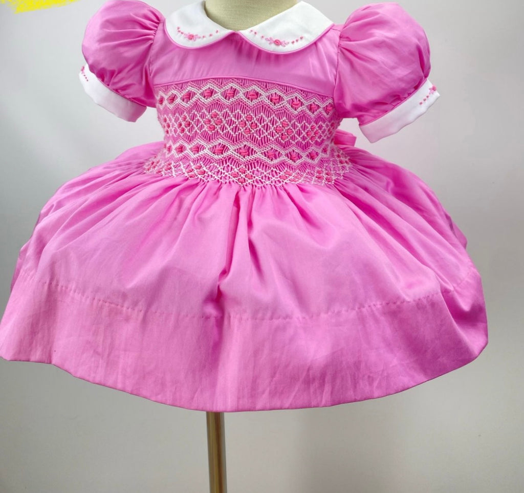 Valentina smocked dress