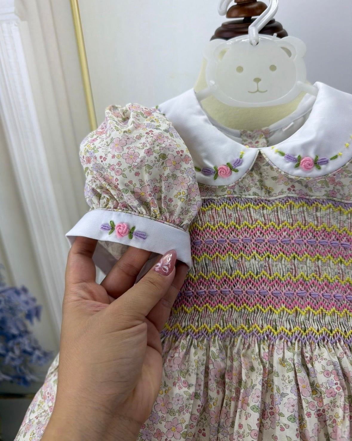 Ivy smock floral dress