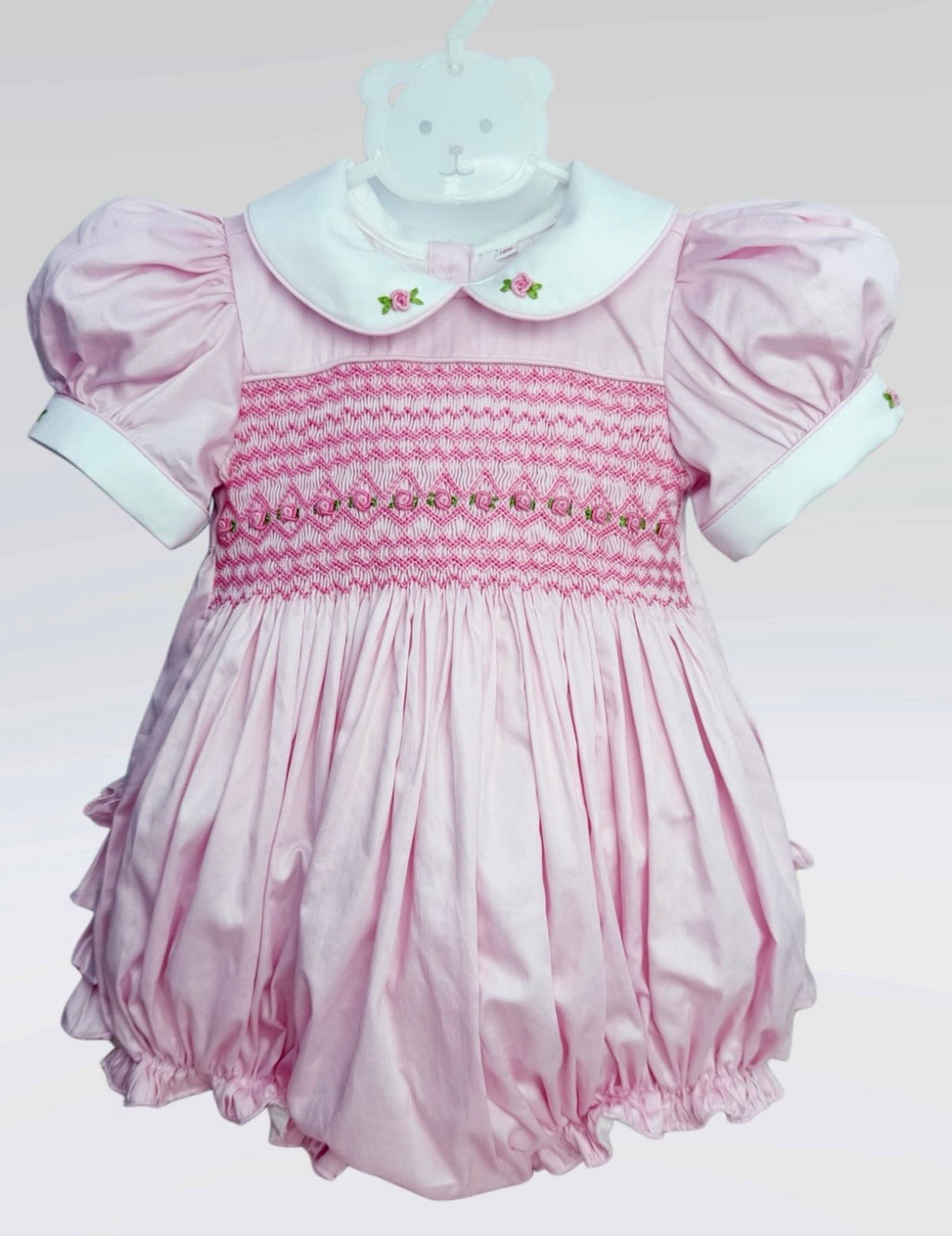 Pre order due 2nd July Girls be pink bubble romper