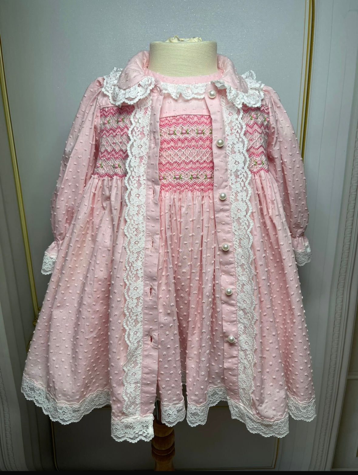 Pink night dress set