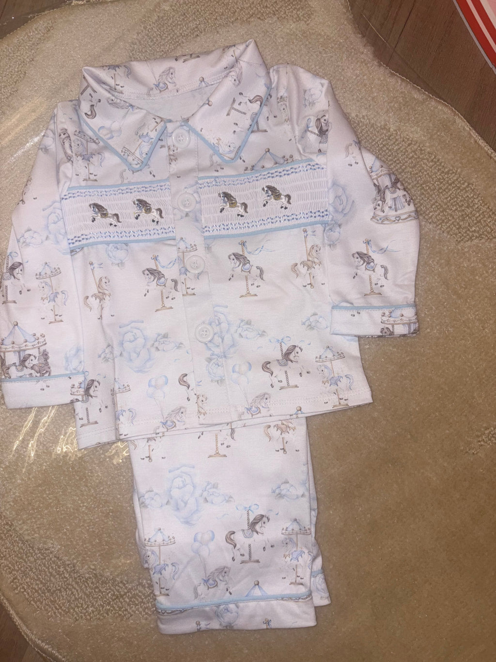 Boys Smocked pyjamas