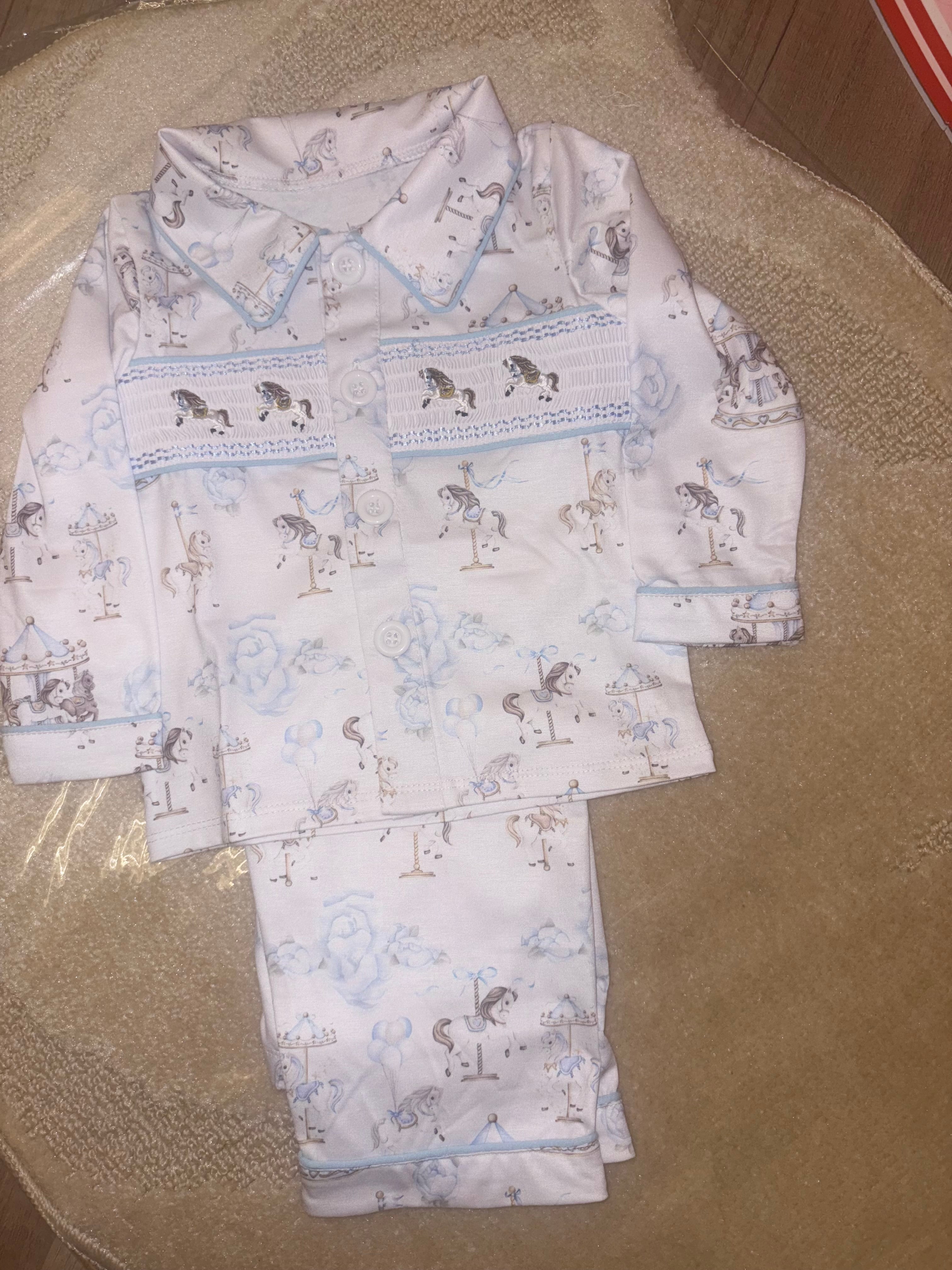 Boys Smocked pyjamas