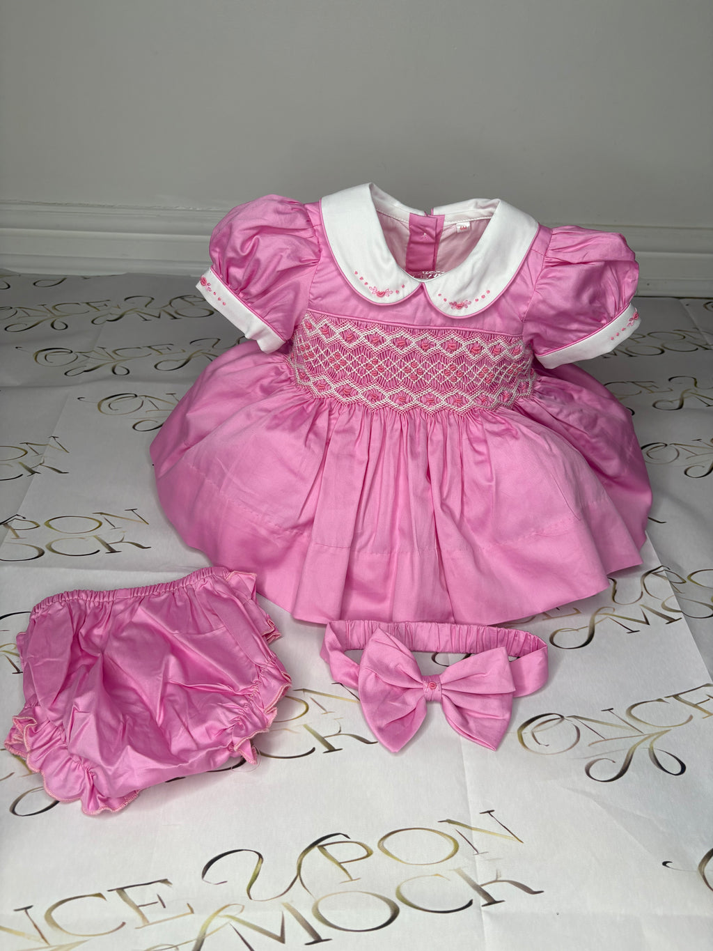 Valentina smocked dress