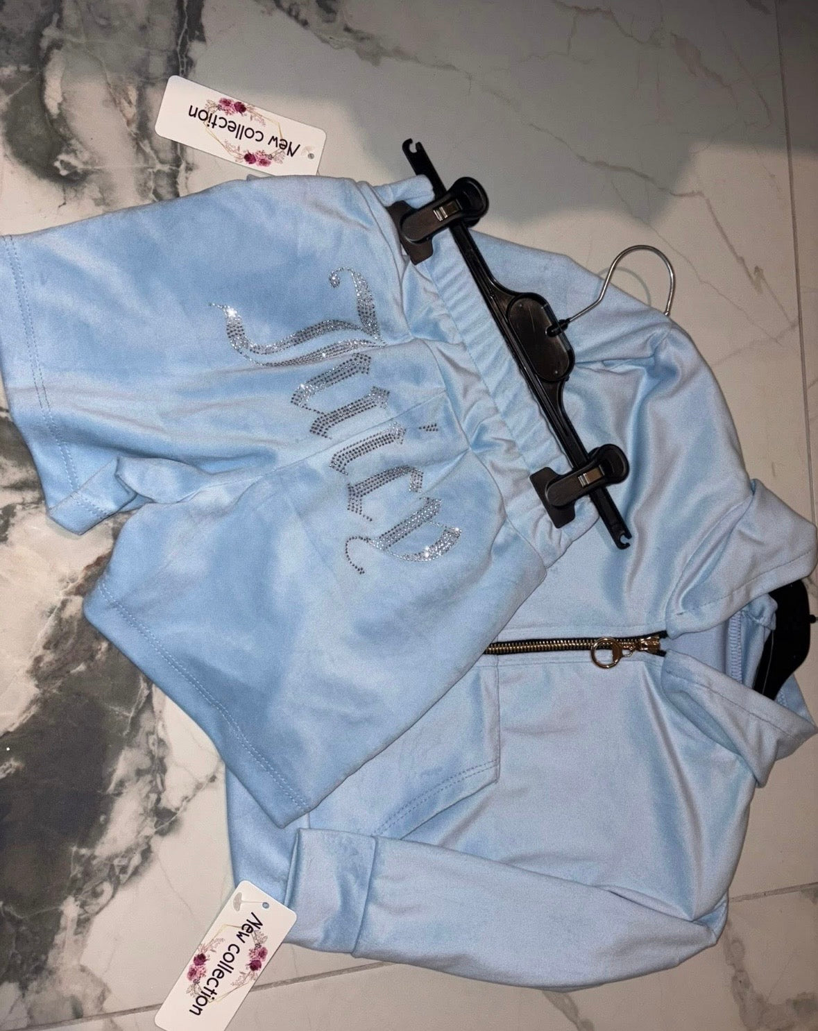 Girls juicy short & top set