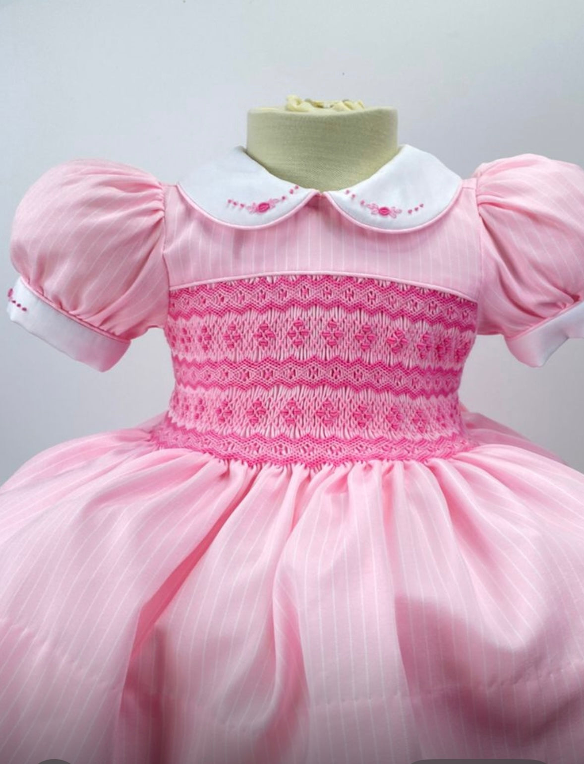 Valencia Pink smocked dress