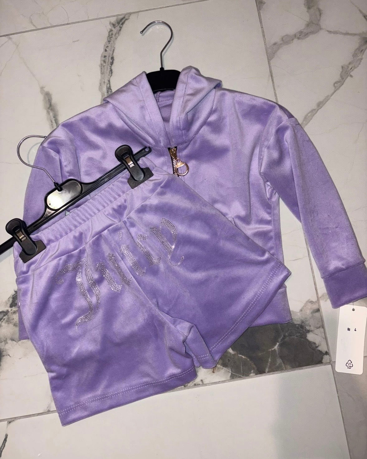 Lilac juicy short & top set