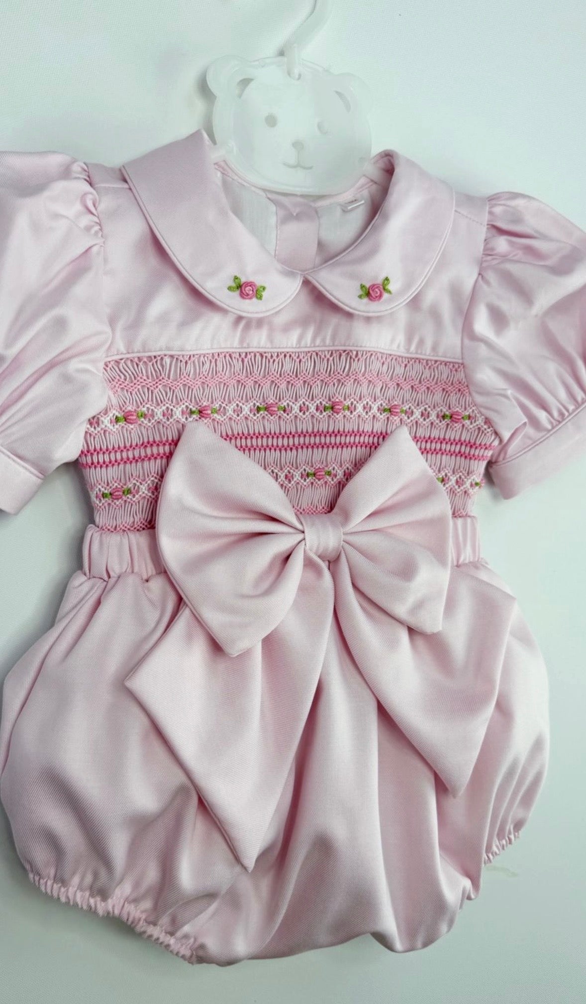 Rose pink romper set