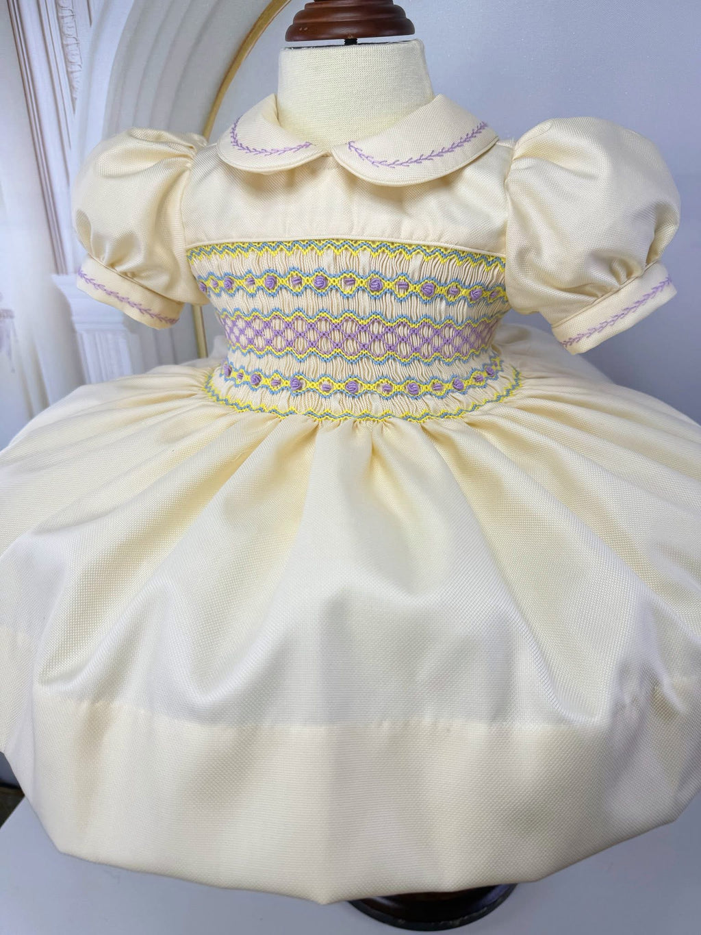 lemon smock dress