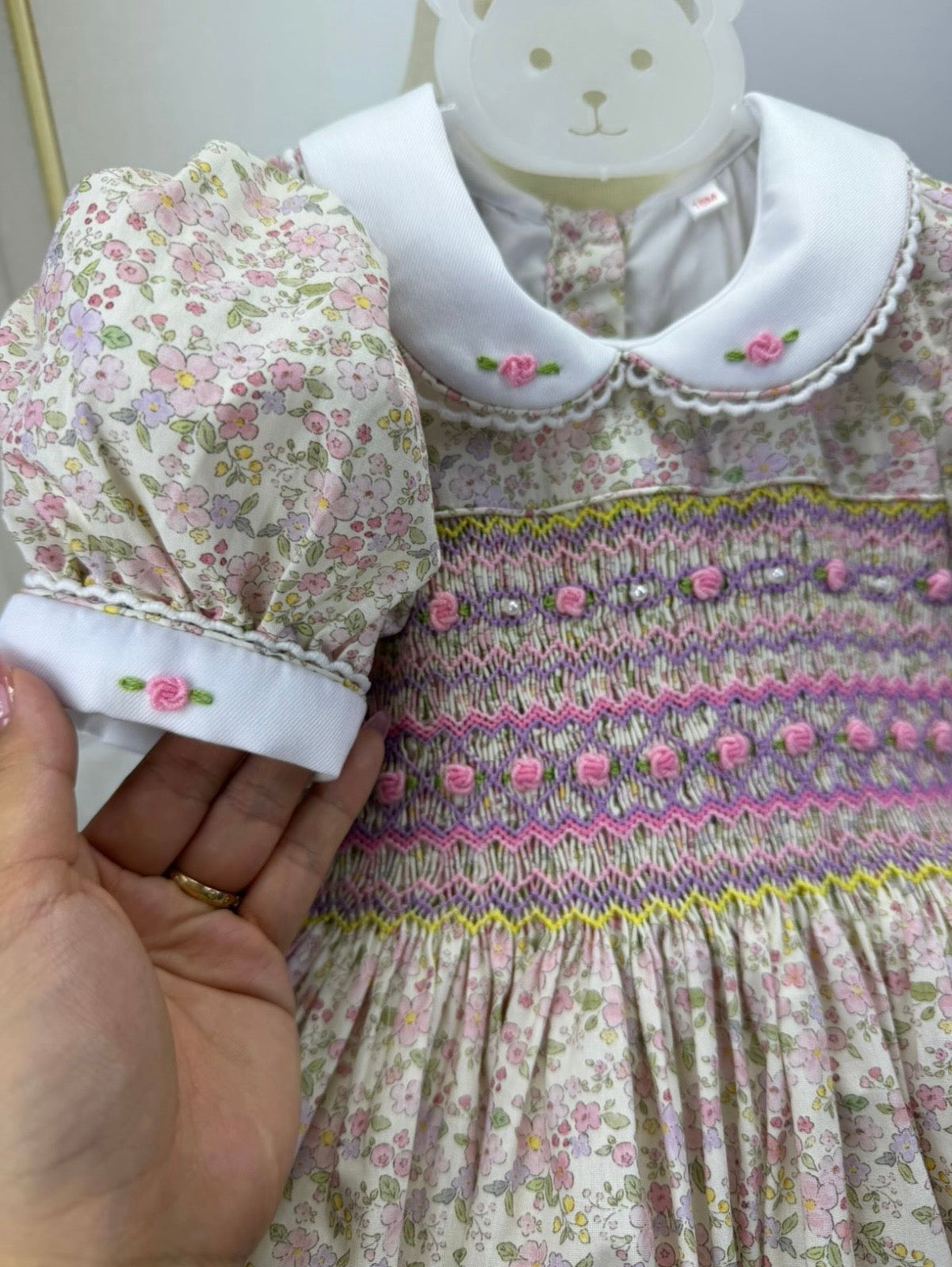 Florence floral smock dress
