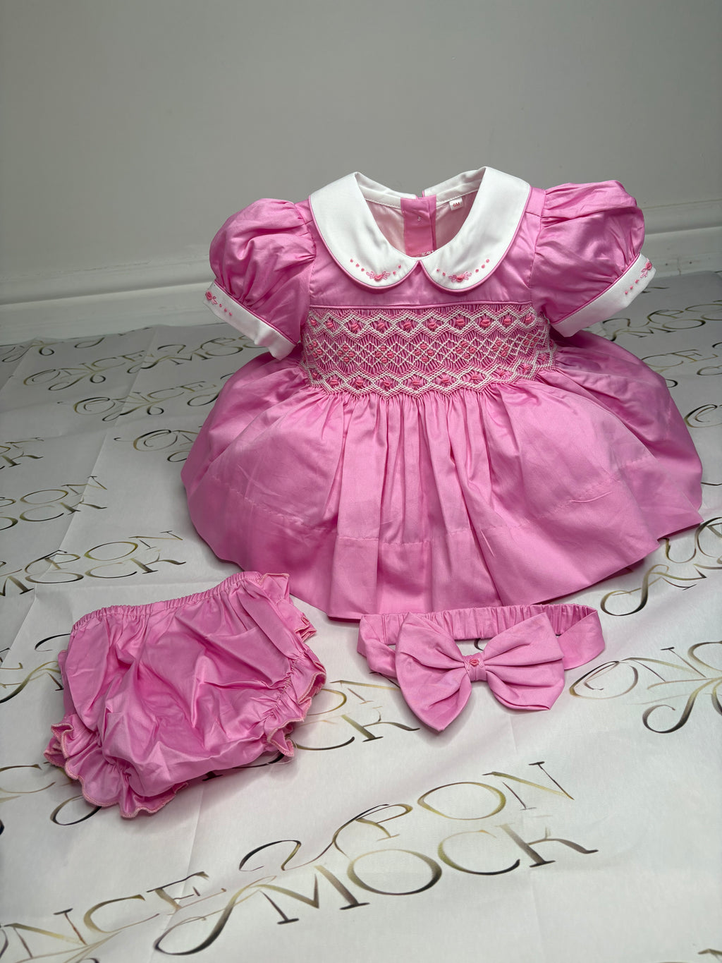 Valentina smocked dress