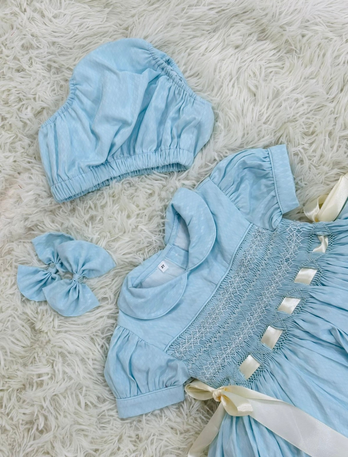 Tiffany blue smock dress