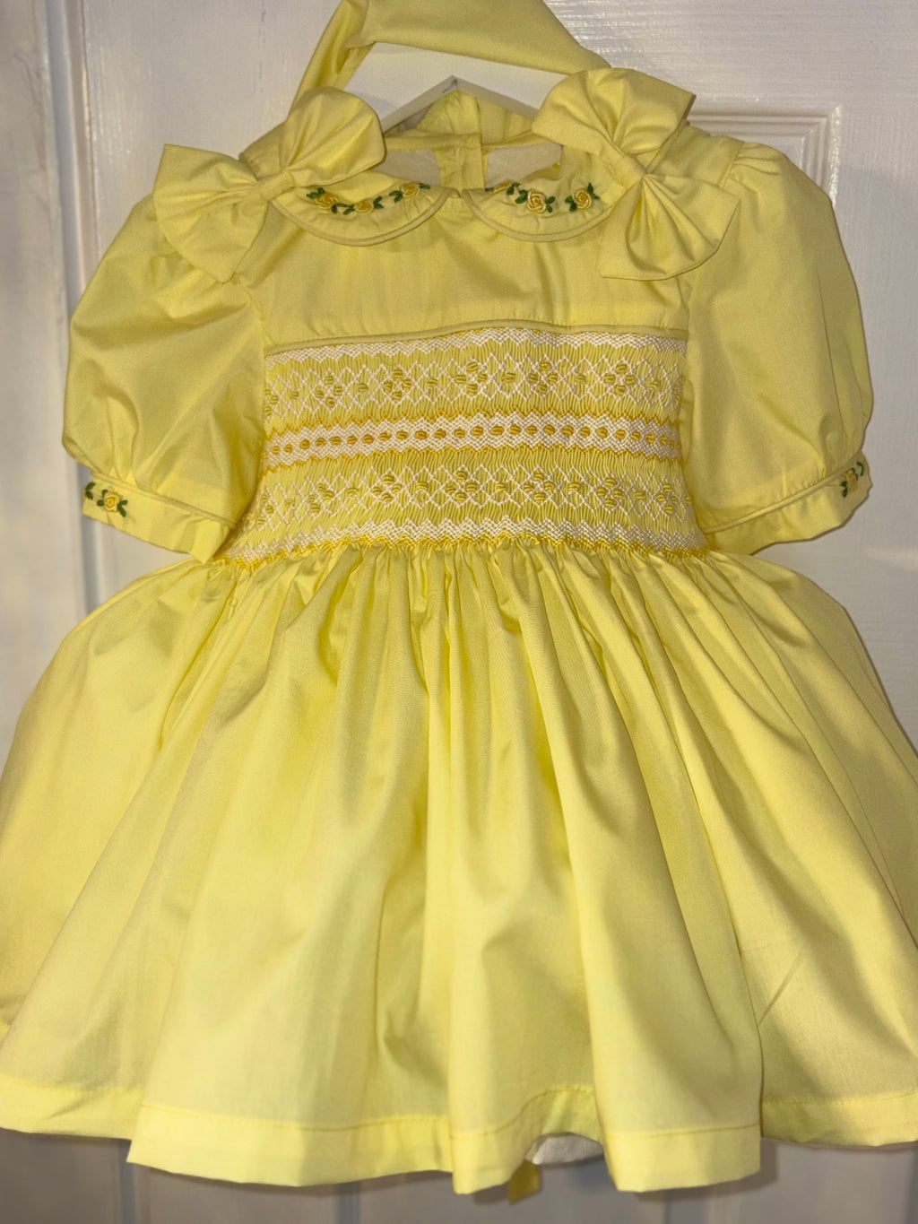 Bell smocked dress