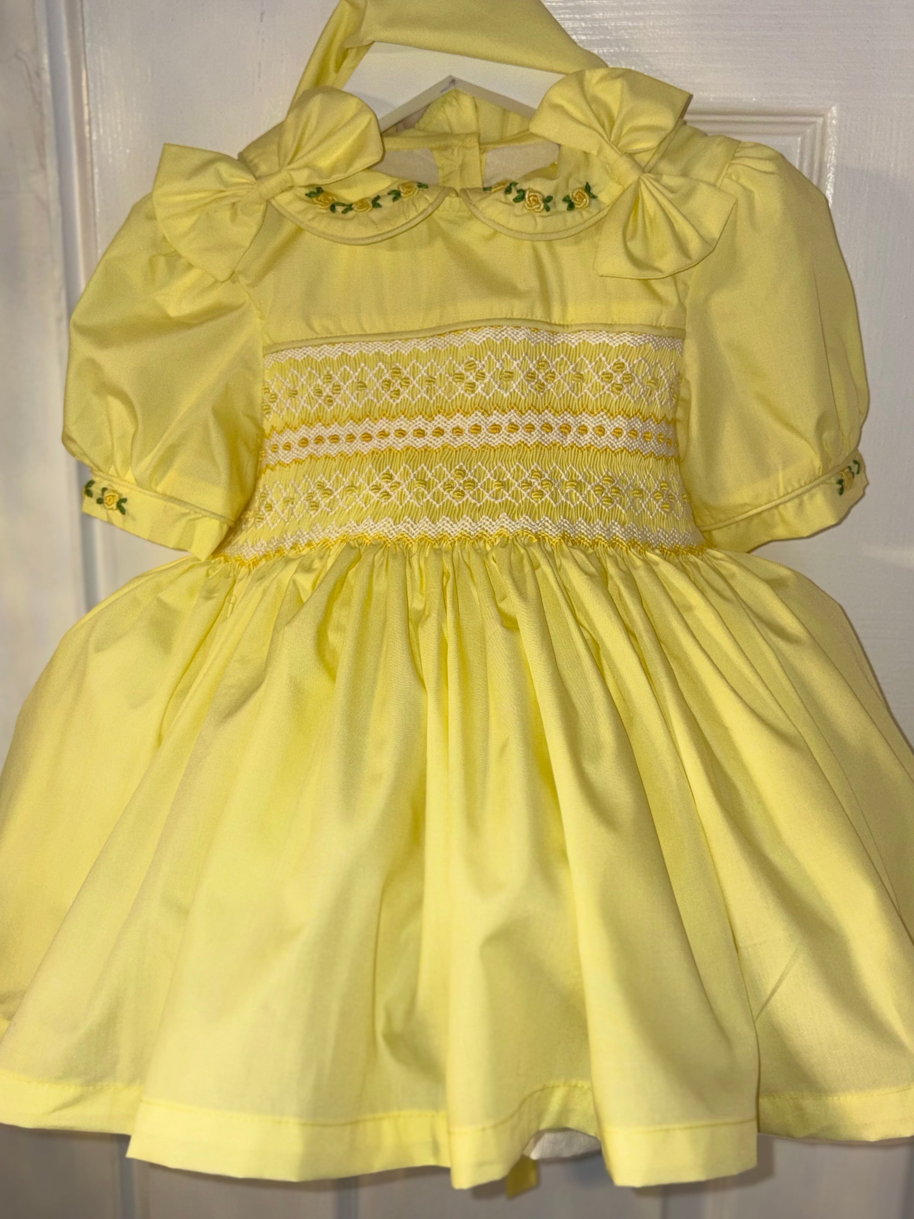 Bell smocked dress