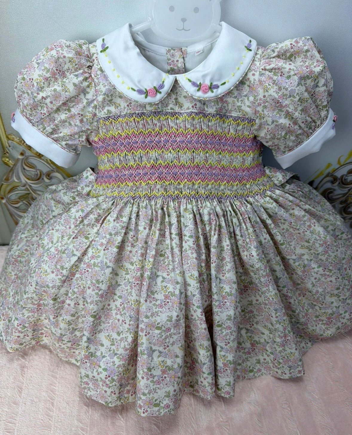 Ivy smock floral dress