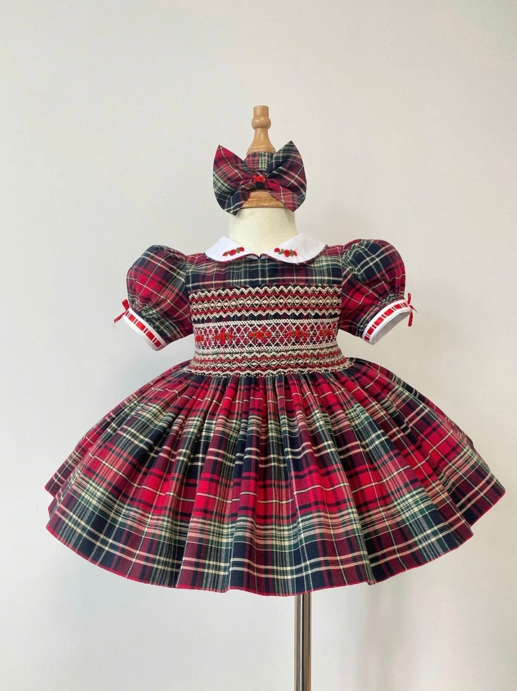 tartan smock dress