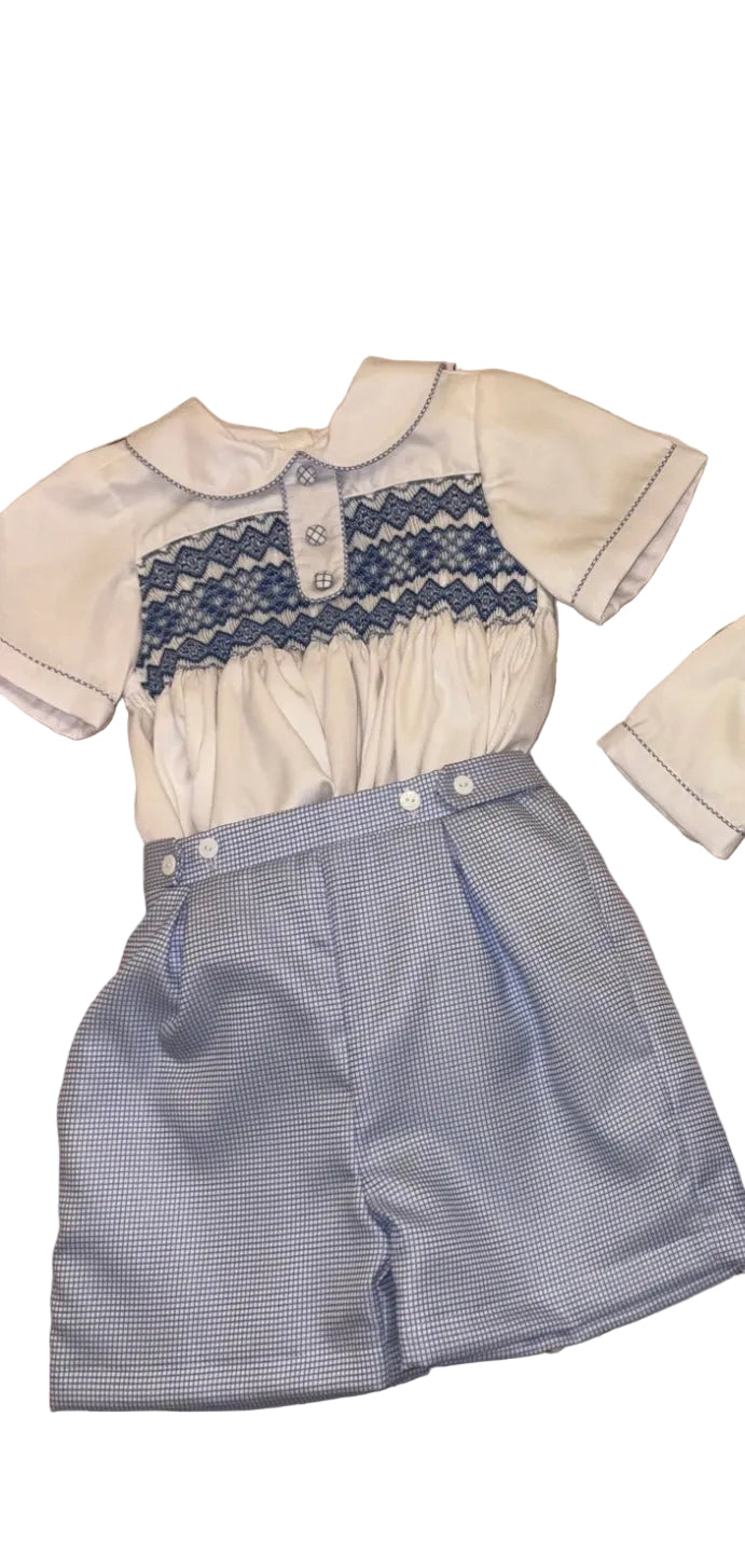 Boys smock short set
