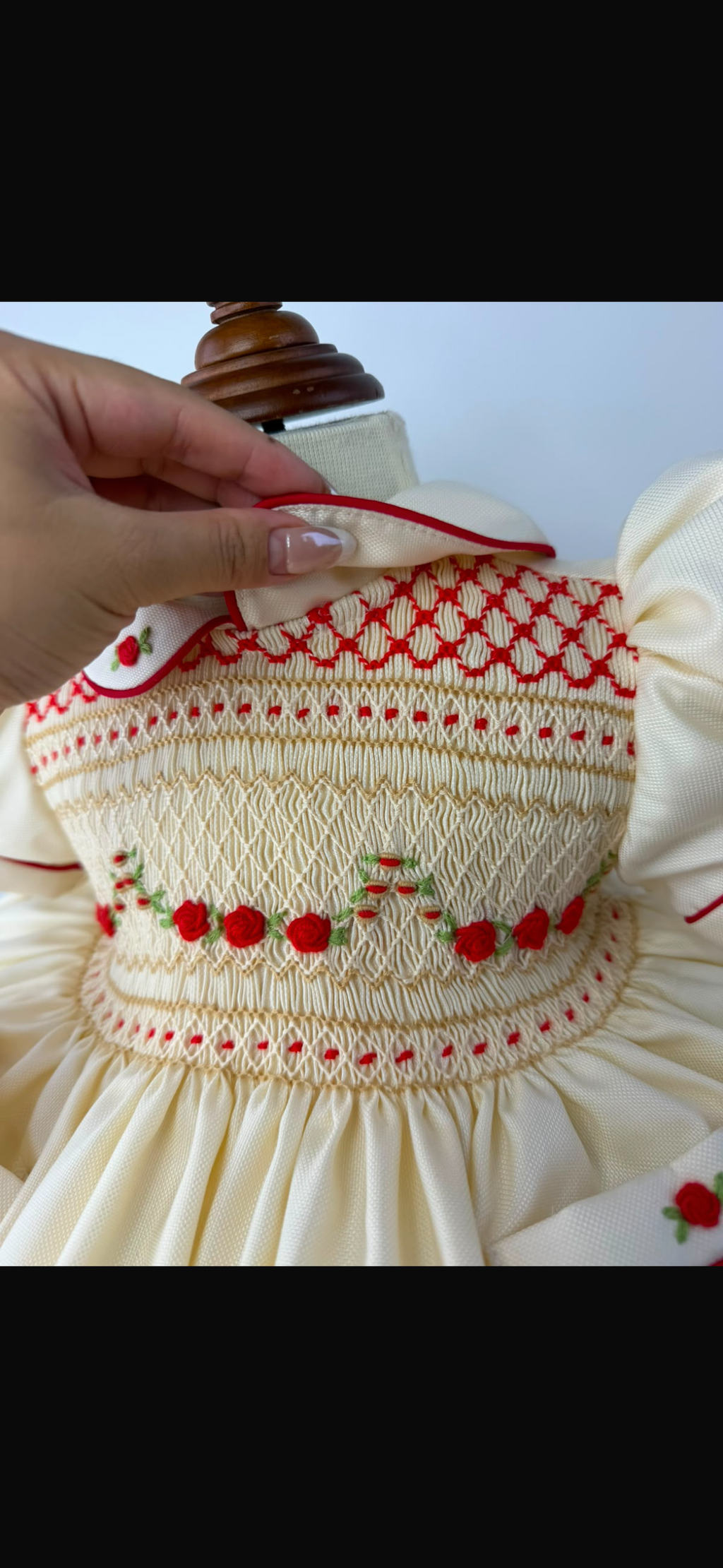 Bell Noel smock dress