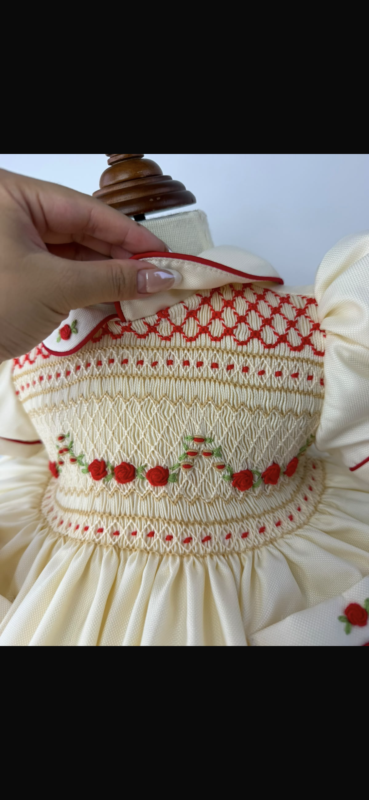 Bell Noel smock dress