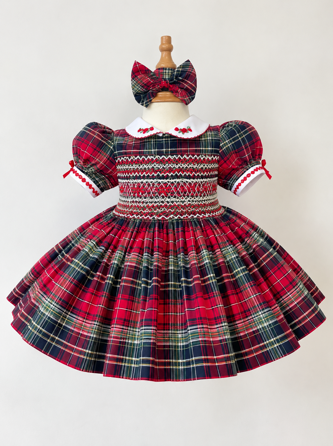 tartan smock dress