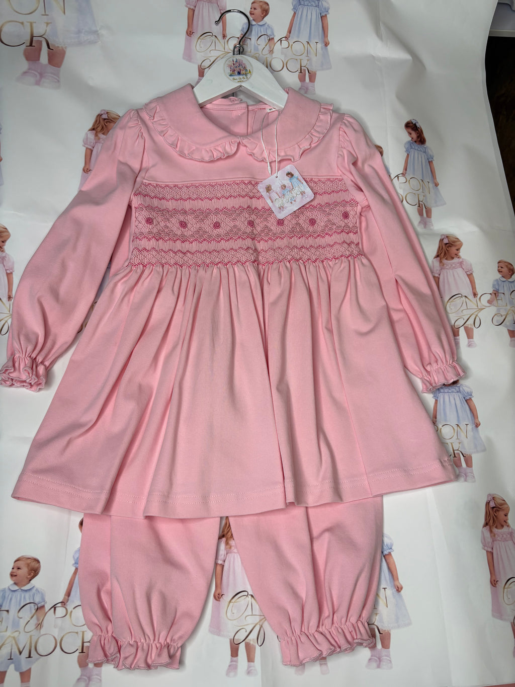 Pima cotton smock pjs