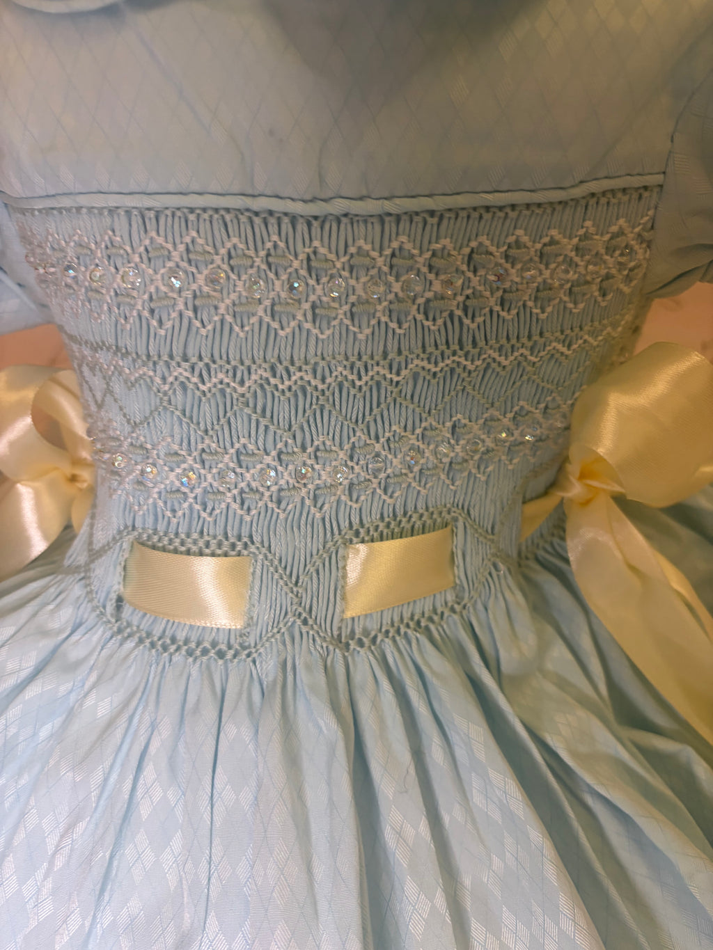 Tiffany blue smock dress