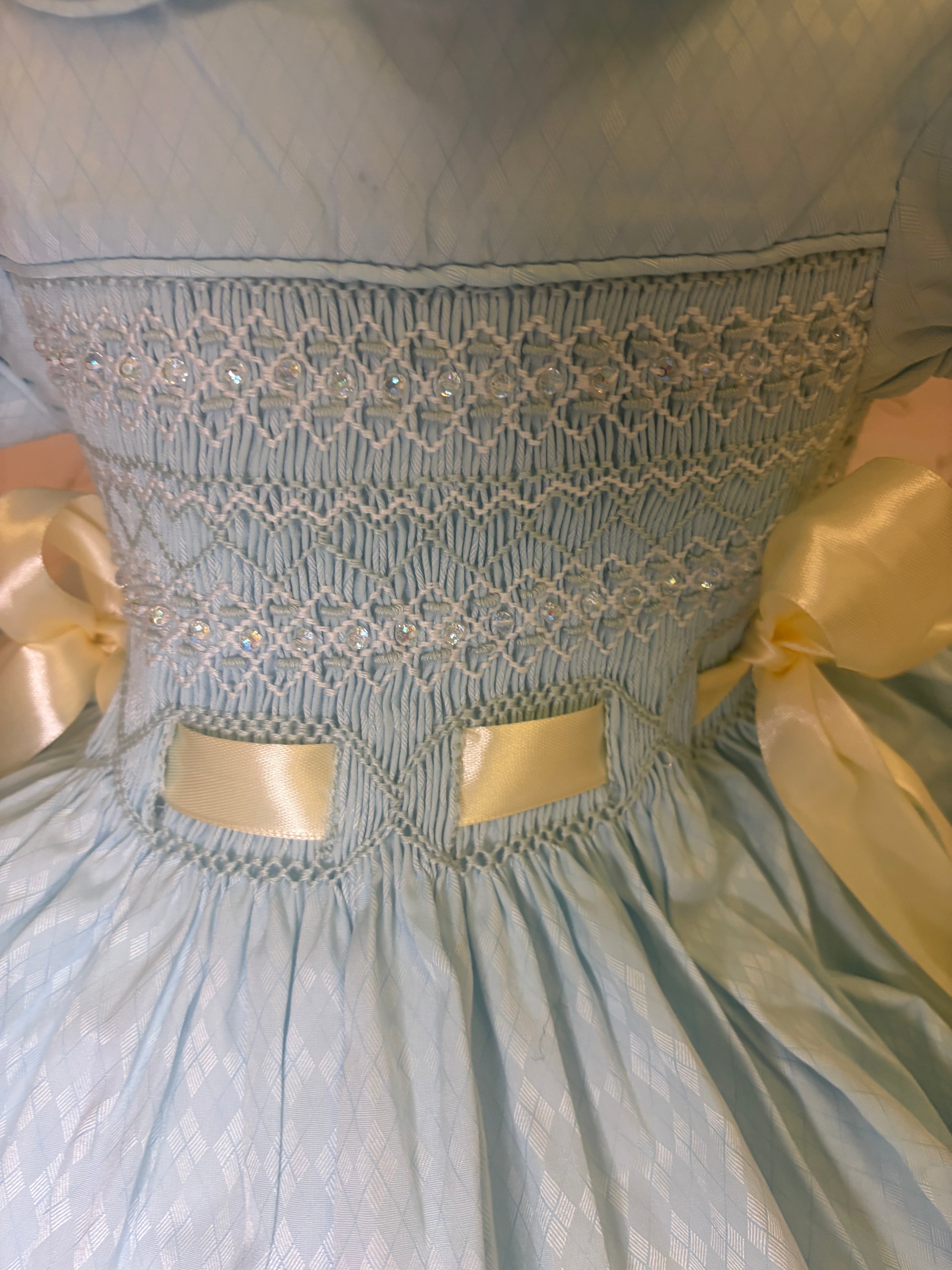 Tiffany blue smock dress
