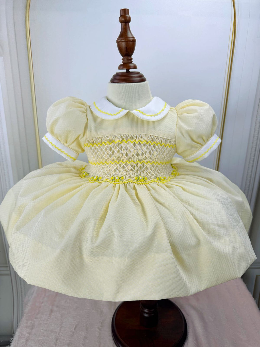 Pre order due in 15th February lemon smock dress